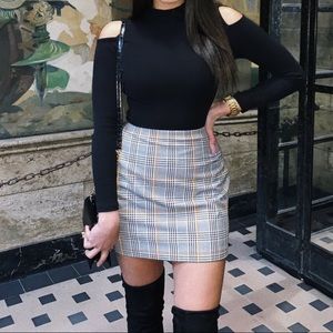 Plaid skirt